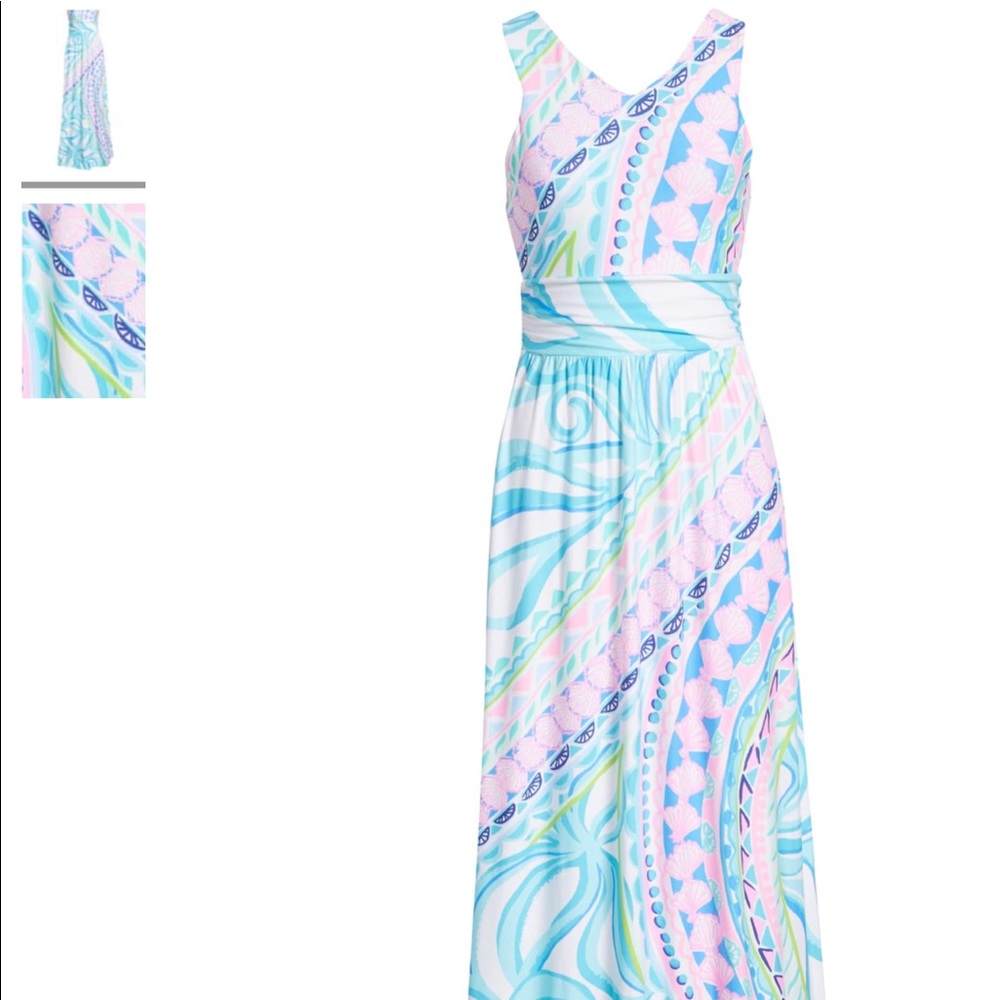 Marco Maxi Dress · Fit and flare, sleeveless Sz L